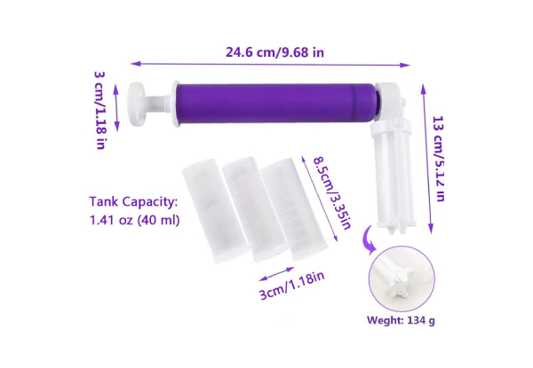 Manual Cake Airbrush with Four-Piece Spray Tube