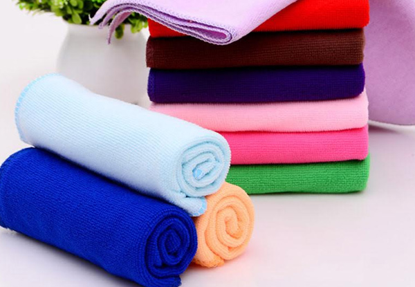$12.90 for 25-pieces 30x60cm, or 40-pieces 30x30cm Microfibre Cleaning Towels