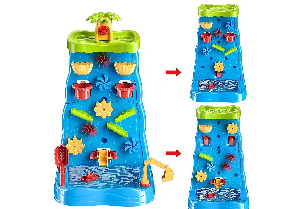 Double-Sided Interactive Water Table Waterfall Maze Playset