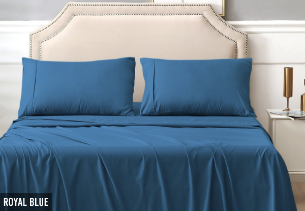 Kingdom Percale Sheet Set - Available in Ten Colours & Five Sizes