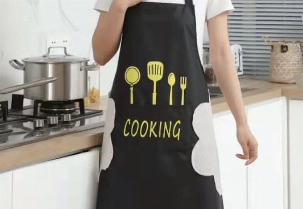 Kitchen Apron with Front Pocket