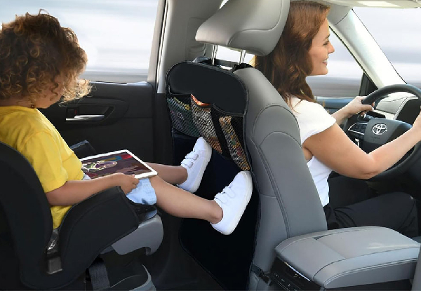 Two-Piece Water-Resistant Car Backseat Kick Mat
