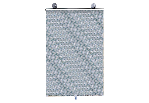 Retractable Blackout Roller Blind Car Sunshade Cover with Suction Cups - Available in Two Colours & Three Sizes