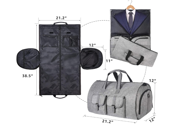45L Travel Suit Carrier Bag with Shoe Compartment - Available in Three Colours