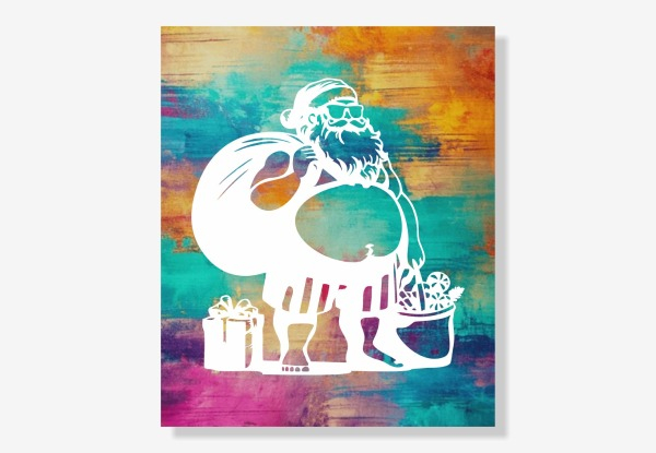 Kiwi Santa - ArtBox - Three Sizes Available