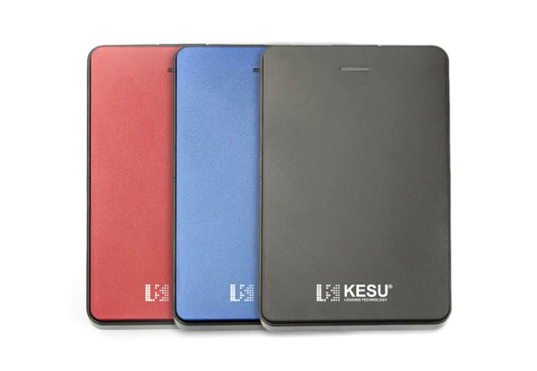 60GB USB 2.0 Portable External Hard Drive - Option for 80GB - Three Colours Available