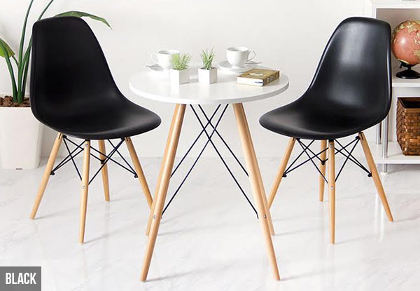 $99 for a Pair of High-Quality Replica Chairs - Choose from White or Black