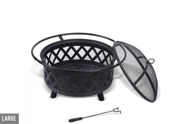 Outdoor Fire Pit - Three Sizes Available