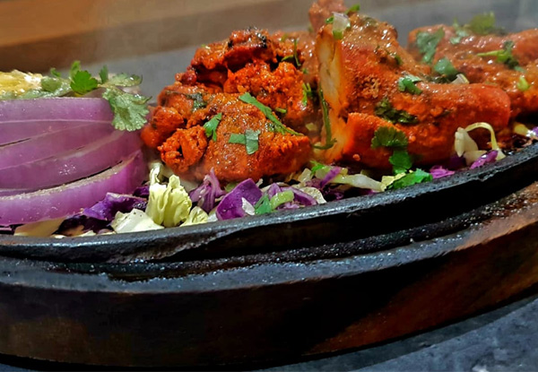 Two Course Indian Dinner incl. Poppadom, Rice, Naan & Any Two Curries for Two People - Vegetarian Option Available