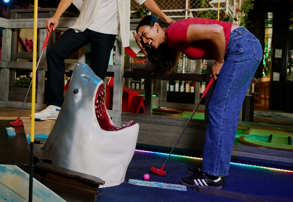 Adult Pass for Holey Moley 9-Hole Mini Golf at the Viaduct - Option for Child Pass & 18-Hole Mini Golf