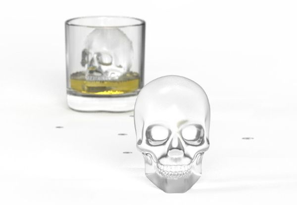 Two-Pack 3D Silicone Skull Ice Mould