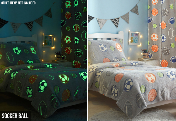Kids Glow-in-the-Dark Bedroom Sets - Four Options Available