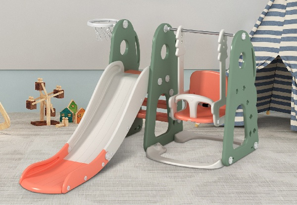 Three-in-One Baby Dinosaur Shaped Wing Slide - Two Colours Available