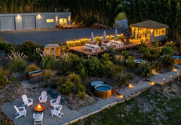 Private Hot Tub Experience for Two People for 60-Minutes at Tiki Beach - Option for Four People