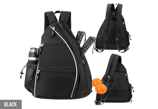 Pickleball Sports Backpack - Available in Four Colours & Option for Two