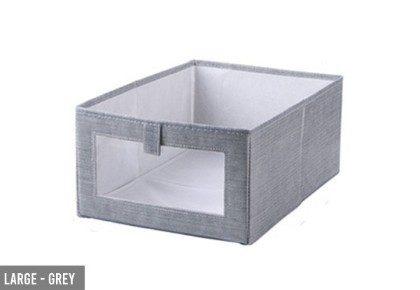 Folding Storage Box - Two Sizes & Three Colours Available