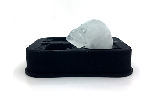 3D Skull Silicone Ice Cube Mould Tray