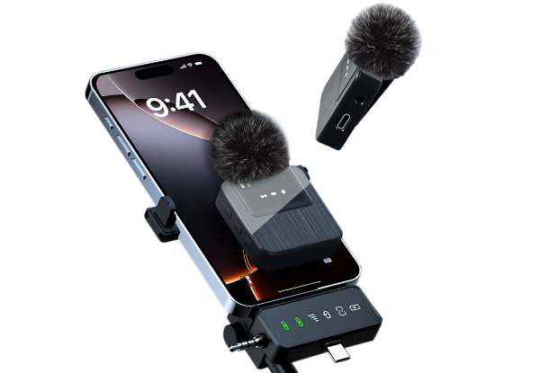 Three-in-One Professional Wireless Lavalier Microphone