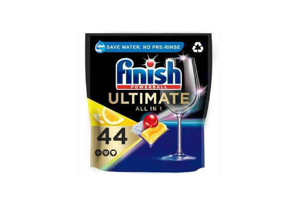 Twin Pack Ultimate All-in-One Lemon 44's Finish Dishwasher Tablets - Elsewhere Pricing $89.99
