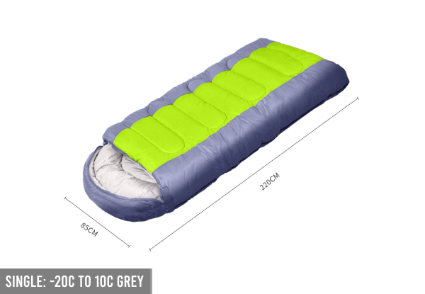 Mountview Outdoor Camping Sleeping Bag Range - Six Options Available