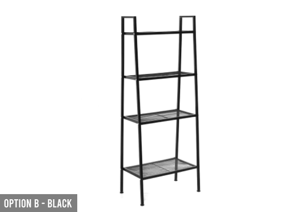 Four-Tier Shelf - Two Sizes & Two Colours Available