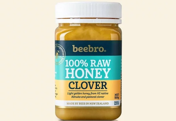 Pitcairn 'Tropicana' Island Honey 250g & Beebro Raw Clover Honey 500g