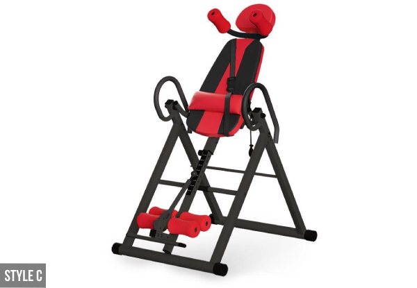 Inversion Table Range - Six Styles Available