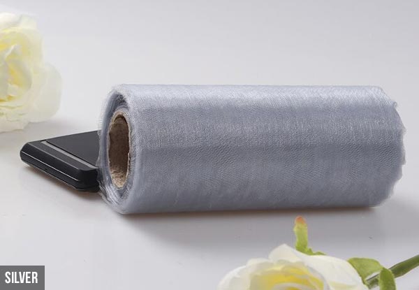 Shimmer Organza Roll - Five Colours Available