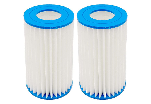 20.5 x 10.7cm Pool Filter Replacement Cartridges Compatible with Intex Type A/C - Available in Five Styles & Option for Four-Pieces