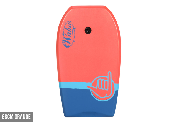 Wahu Body Board - Two Sizes & Three Colours Available