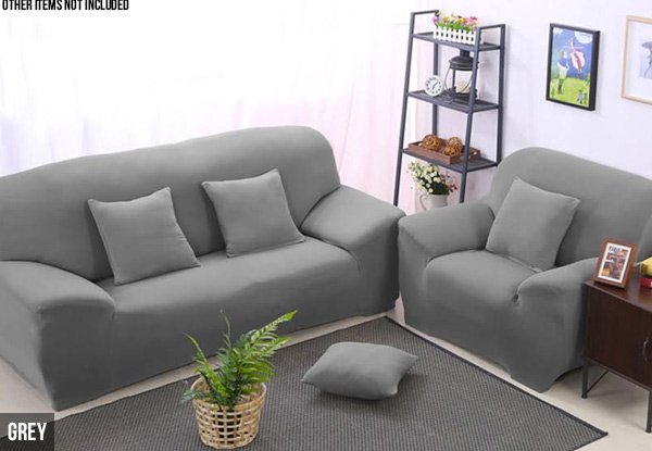 One-Seater Sofa Couch Slipcover - Three Colours Available & Options for a Two-Seater or a Three-Seater