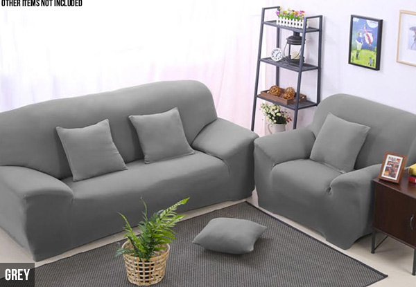 One-Seater Sofa Couch Slipcover with Options for a Two-Seater or a Three-Seater - Three Colours Available