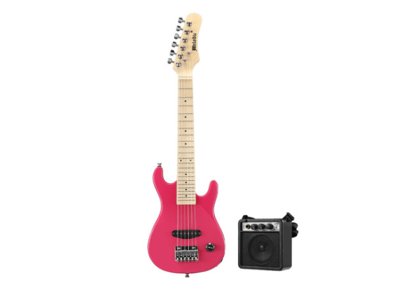 30-Inch Melodic Kids Electric Guitar incl. 5W Amplifier, Carrier Bag & Accessories - Three Colours Available
