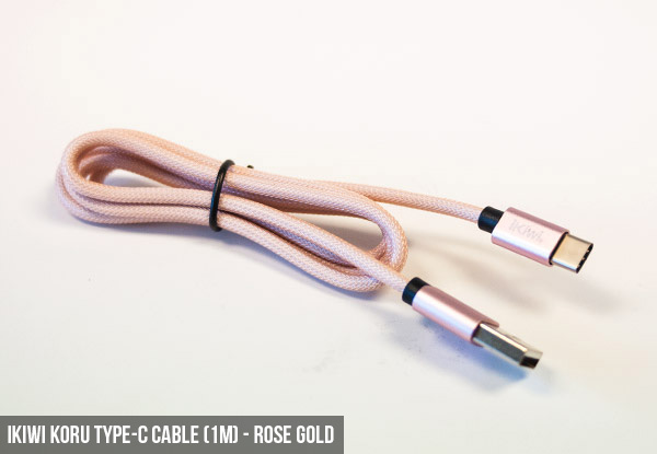 iKiwi Koru One-Metre Nylon Braided Cables - Three Styles Available