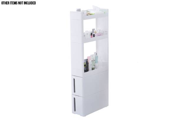 Multi-Functional Slim Side Storage Shelf 106cm