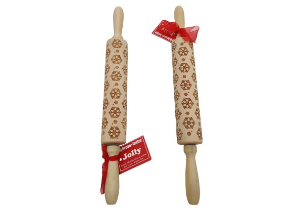 Bread & Butter Laser Etch Wooden Rolling Pin - Two Styles Available - Elsewhere Pricing $38.99