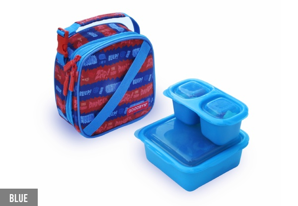 Goodbyn Lunch Box Bundle with Expandable Lunch Bag - Four Colours Available - Elsewhere Pricing $55.90