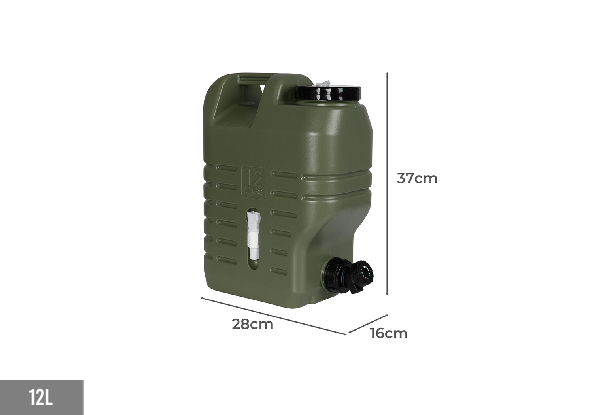 Mountview Outdoor Jerry Can Container - Three Sizes Available