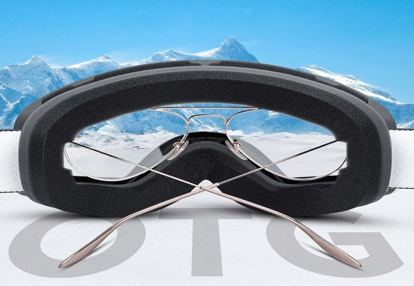 Unisex Double Layers UV Anti-Fog Big Ski Mask Goggles - Three Colours Available