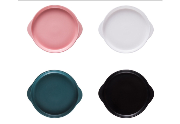 Matte Ceramic Dinner Plate Two-Piece Set - Four Colours Available & Option for Four-Piece Set