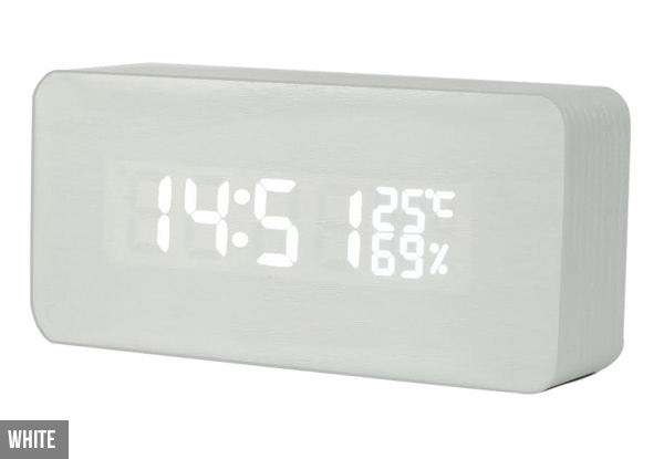 Desktop Digital Clock - Four Colours Available with Free Delivery