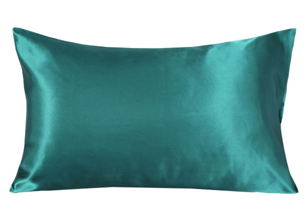 Two-Pack Emulation Silk Satin Pillowcase - Eight Colours & Two Sizes Available