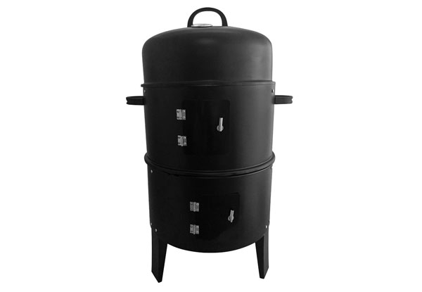 Three-Layer Combination Charcoal BBQ Smoker/Griller/Roaster