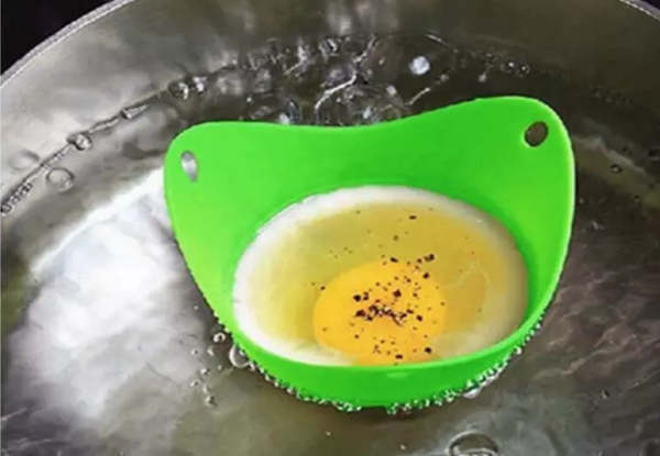 Four-Piece Silicone Egg Poaching Cup Set