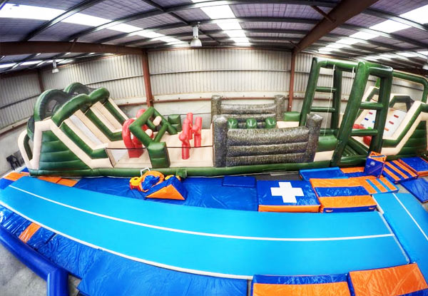 $15 for a Two-Hour Indoor Tramp Park Entry for Two People (value up to $30)