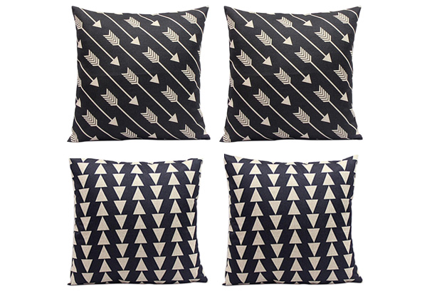 Two-Pack of Modern Print Cushion Covers - Two Styles Available