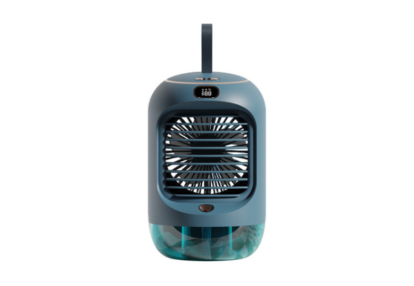 Rechargeable Three-Speed Mini Air Conditioner with Night Light - Three Colours Available