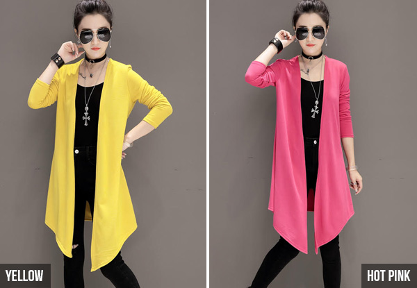 Waterfall Cardigan - 11 Colours Available