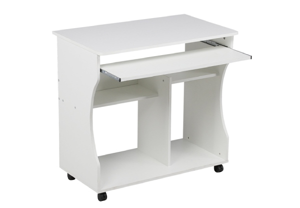 Computer Desk with Storage - Two Colours Available
