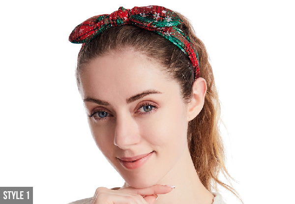 Christmas Headband - Five Styles Available & Option for Two-Pack
